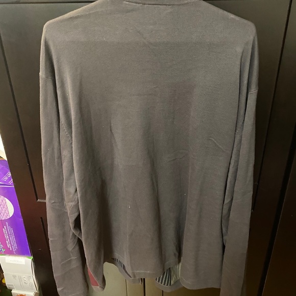 Long Sleeve Button Down Knit Shirt 2XL - Picture 2 of 2